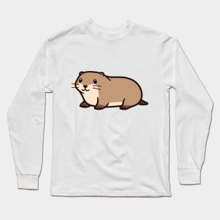 Beaver Lover - Cute Beaver Long Sleeve T-Shirt